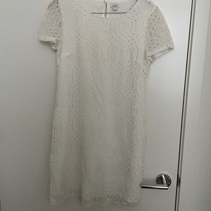 White JCrew lace dress
